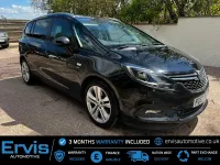 Used Vauxhall Zafira Tourer SRi 140 HP (102 kW) 2017 Black MPV
