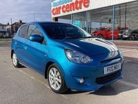 Used Mitsubishi Mirage 79 HP (58 kW) 2016 Blue Hatchback