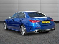 Used Mercedes C300e AMG Line Premium 254 HP (186 kW) 2023 Blue Sedan