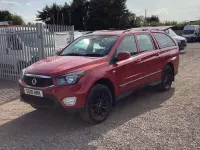 Used SsangYong Musso 181 HP (133 kW) 2018 Red Pickup