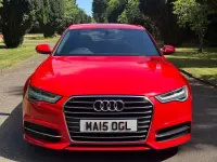 Begagnad Audi A6 S-Line 190 HK (139 kW) 2015 Röd Sedan