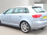 Used Audi A3 S-Line 160 HP (117 kW) 2007 Silver Hatchback