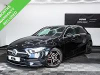 Used Mercedes A180 AMG line 116 HP (85 kW) 2019 Black Hatchback