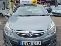 Begagnad Vauxhall Corsa S 85 HK (62 kW) 2013 Silver Halvkombi