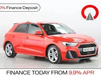 Used Audi A1 Sportback S-Line 116 HP (85 kW) 2018 Red Hatchback