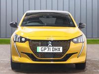 Used Peugeot e-208 GT 98 kW (134 HP) 2021 Yellow Hatchback