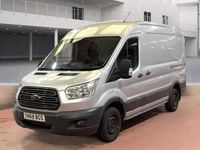 used Ford Transit 2.0 290 L2 H2 129 BHP NO VAT EURO 6 ULEZ COMPLIANT JUST 68K FSH !!