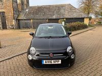 Used Fiat 500 Pop Star 2016 Black Hatchback
