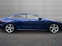 Used Audi A4 S-Line 163 HP (119 kW) 2021 Navarra blue Sedan