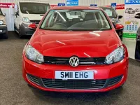 Used VW Golf VI S 105 HP (77 kW) 2011 Red Hatchback