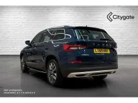 Used Skoda Kodiaq 140 HP (102 kW) 2019 Petrol blue metallic SUV