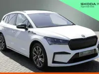 Used Skoda Enyaq iV SportLine 194 kW (265 HP) 2023 White SUV