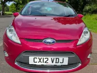 Used Ford Fiesta Zetec 2012 Red Hatchback