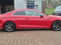 Used Audi A5 S-Line 190 HP (139 kW) 2018 Red Coupe