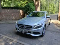Used Mercedes C200 184 HP (135 kW) 2014 Iridium silver metallic Estate