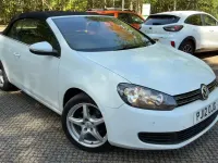 Used VW Golf Cabriolet SE 105 HP (77 kW) 2012 White Cabriolet