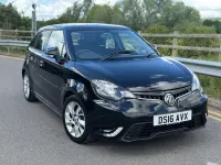 Used MG MG3 106 HP (77 kW) 2016 Black Hatchback