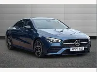 Used Mercedes CLA200 AMG Line Premium 161 HP (118 kW) 2023 Blue Coupe