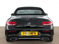 Used Mercedes C220 AMG Line Premium 194 HP (142 kW) 2019 Black Cabriolet
