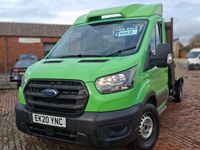 Used Ford Transit 130 HP (95 kW) 2020 Green Cabriolet