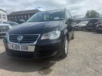 Used VW Touran S 105 HP (77 kW) 2009 Black MPV
