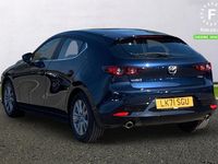Begagnad Mazda 3 162 HK (119 kW) 2021 Blå Halvkombi
