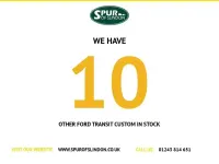 Used Ford Transit Custom Sport 170 HP (125 kW) 2018 White Van