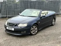 Used Saab 9-3 Aero 207 HP (152 kW) 2005 Blue Cabriolet