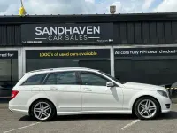 Used Mercedes C220 AMG 2013 White Estate