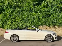 Used Mercedes C200 AMG Line Premium Plus 184 HP (135 kW) 2018 White Cabriolet
