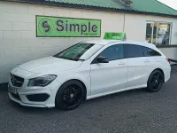 Used Mercedes CLA220 AMG 177 HP (130 kW) 2016 White Coupe