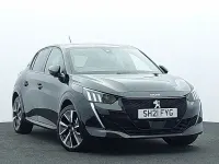 Used Peugeot e-208 Premium 100 kW (136 HP) 2021 Black Hatchback
