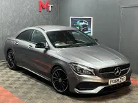 Used Mercedes CLA200 AMG line 156 HP (114 kW) 2018 Grey Coupe