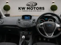 Used Ford Fiesta ST-Line 95 HP (69 kW) 2016 Blue Hatchback
