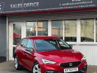 Begagnad Seat Leon FR 130 HK (95 kW) 2020 Röd Halvkombi