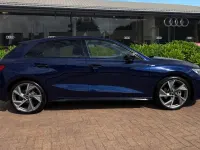 Used Audi A3 Black Edition 150 HP (110 kW) 2025 Blue Hatchback
