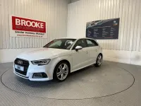 Used Audi A3 Sportback S-Line 2018 White Hatchback