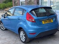 Used Ford Fiesta Zetec 2011 Blue Hatchback
