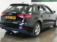 Used Audi A3 Sportback 116 HP (85 kW) 2017 Black Hatchback