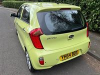 Used Kia Picanto 84 HP (61 kW) 2014 Green Hatchback