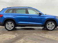 Used Skoda Kodiaq SE L 150 HP (110 kW) 2021 Race blue metallic SUV