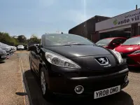 Used Peugeot 207 CC Sport 120 HP (88 kW) 2008 Black Cabriolet