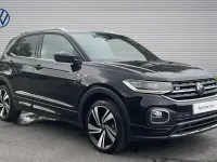 Usado VW T-Cross R-line 150 CV (110 kW) 2023 Negro SUV
