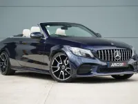 Used Mercedes C220 AMG Line Premium 194 HP (142 kW) 2019 Blue Cabriolet