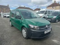 Used VW Caddy Maxi 102 HP (75 kW) 2018 Green MPV