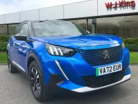 Used Peugeot e-2008 GTi 100 kW (136 HP) 2023 Blue SUV