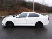 Used Skoda Octavia vRS 200 HP (147 kW) 2012 White Hatchback