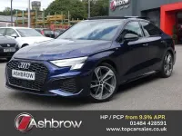 Used Audi A3 Comfort 150 HP (110 kW) 2021 Blue Sedan
