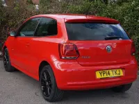 Used VW Polo Edition 60 HP (44 kW) 2014 Red Hatchback
