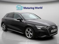 Used Audi A3 Sportback S-Line 150 HP (110 kW) 2021 Black Hatchback